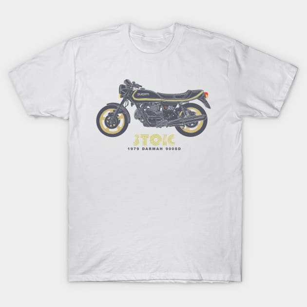 1979 Ducati Darmah 900SD T-Shirt by Toby Wilkinson